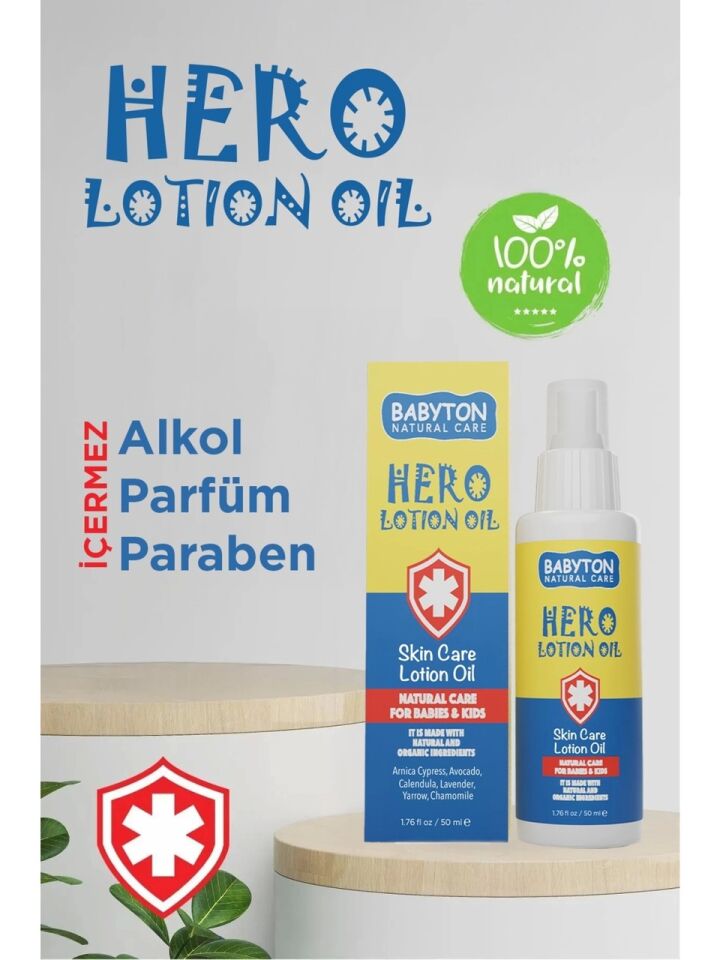 BABYTON  HERO LOSYON YAĞ 50 ML