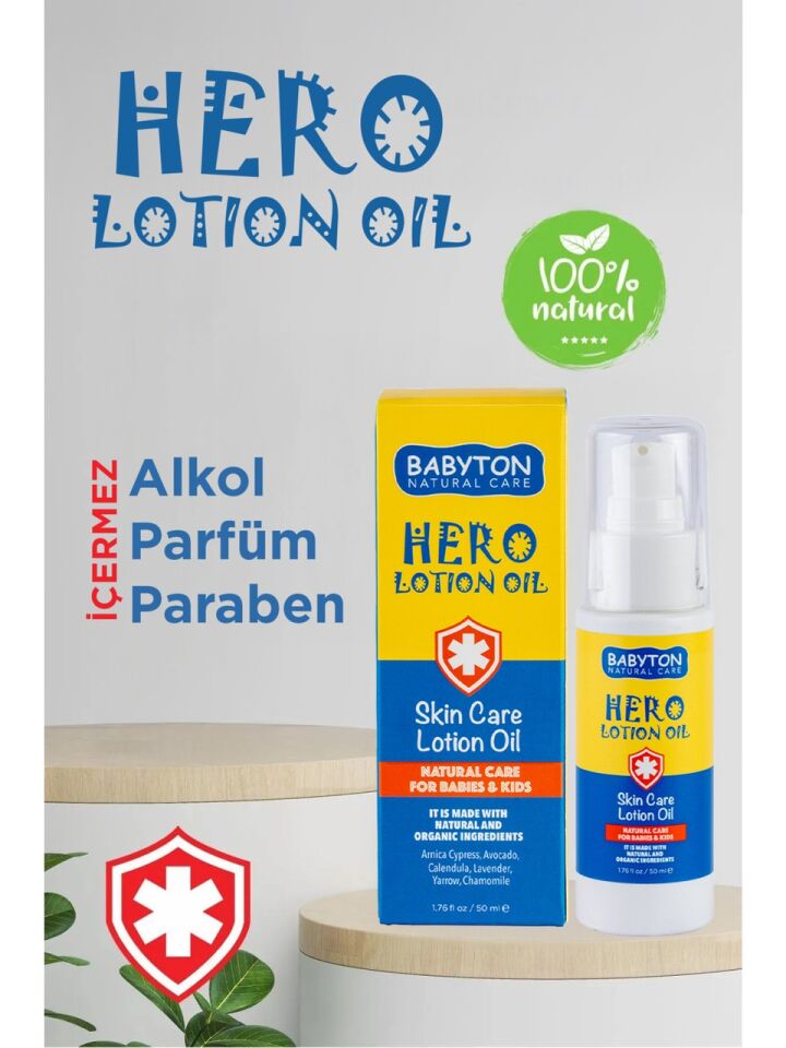 BABYTON  HERO LOSYON YAĞ 50 ML