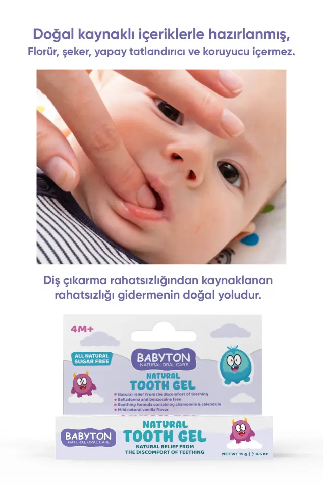 BABYTON DOĞAL DİŞ JELİ