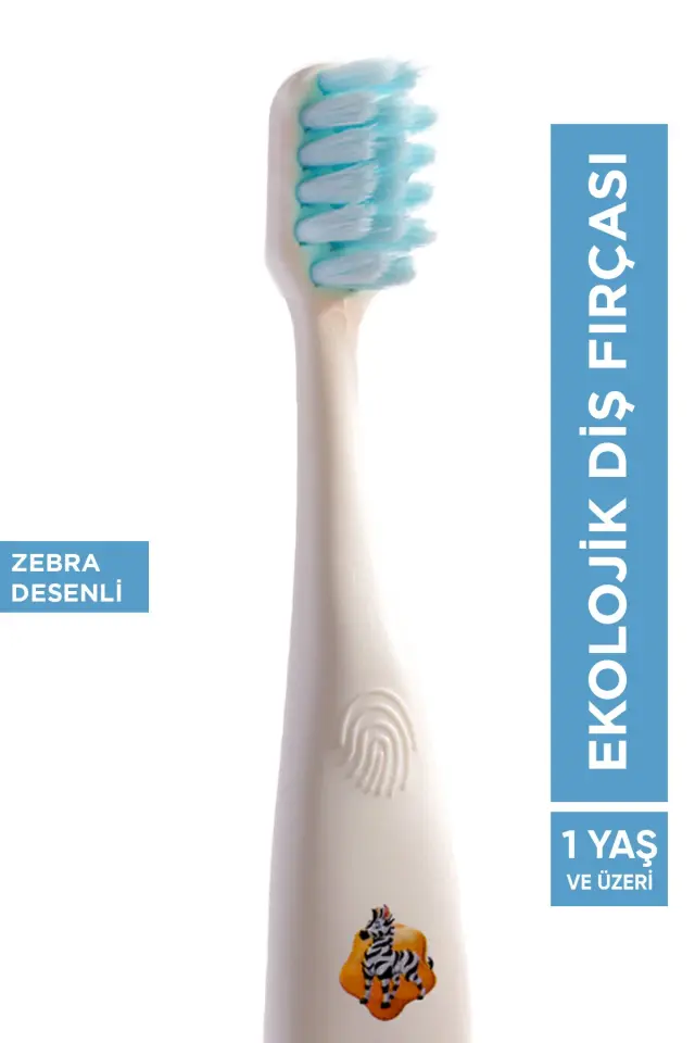 BABYTON Ekolojik Diş Fırçası Zebra