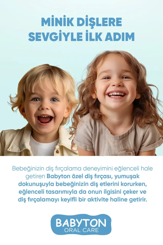 BABYTON Ekolojik Diş Fırçası Zebra