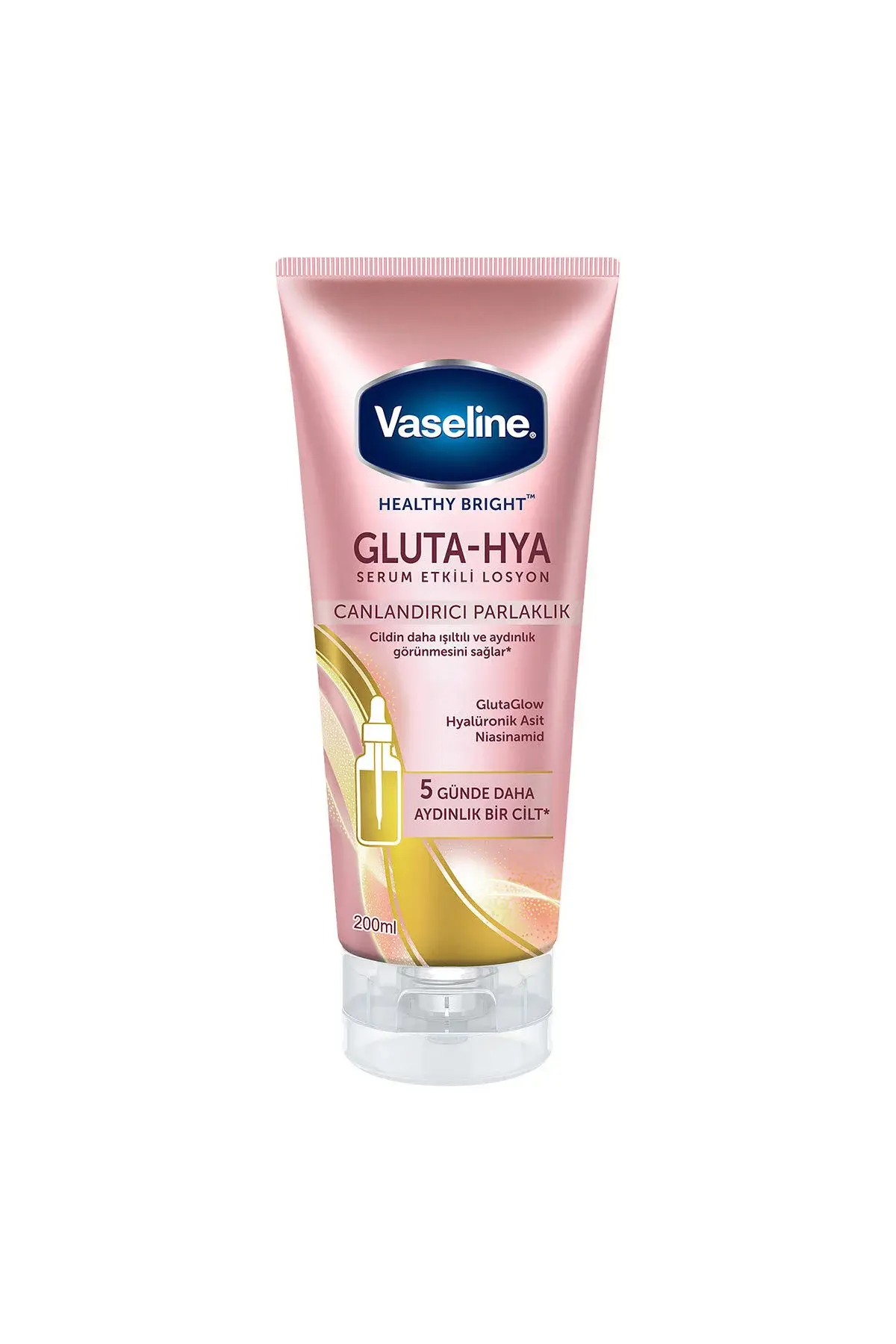 VASELİNE Gluta Hya Serum Etkili Losyon Canlandırıcı Parlaklık 200 ml