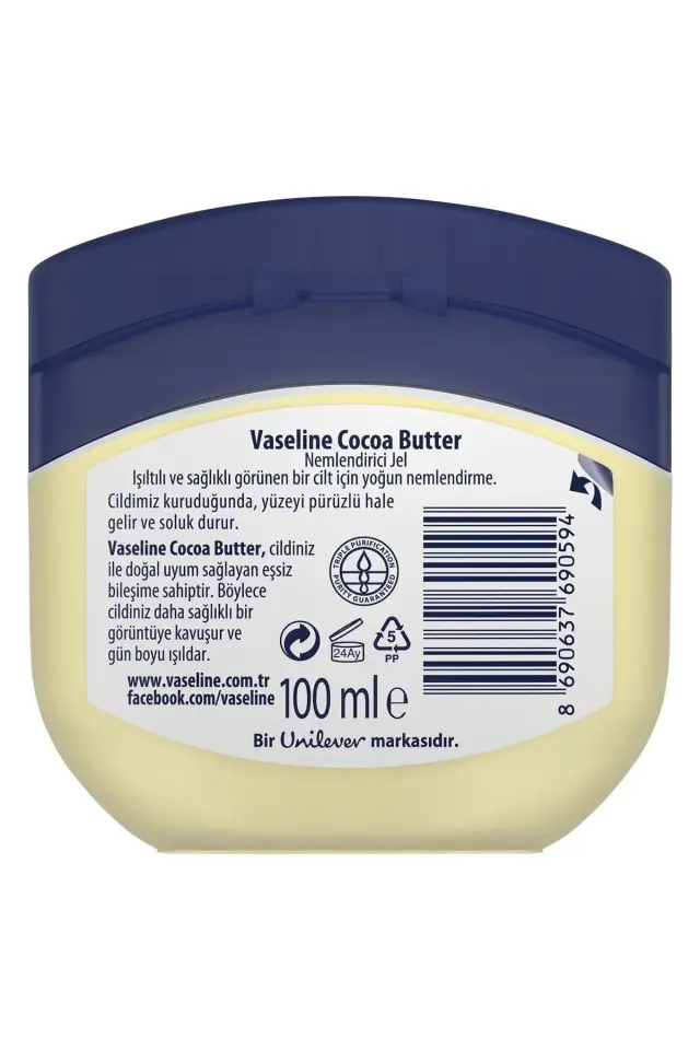 VASELİNE Nemlendirici Jel Krem Cocoa Butter 100 Ml