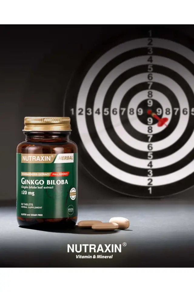 NUTRAXIN Ginkgo Biloba 120 Mg 60 Kapsül