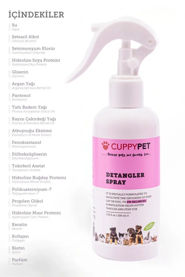 CUPPEYPET Köpek Kolay Tarama Spreyi 200 ml