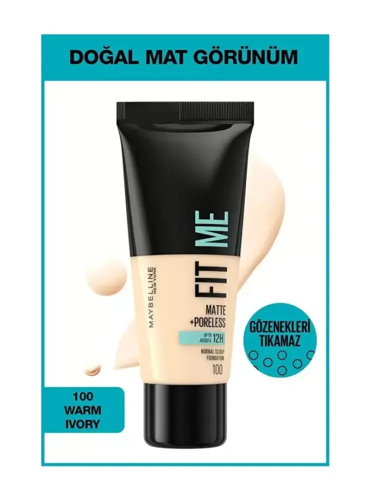 MAYBELLINE FDT FIT ME 100