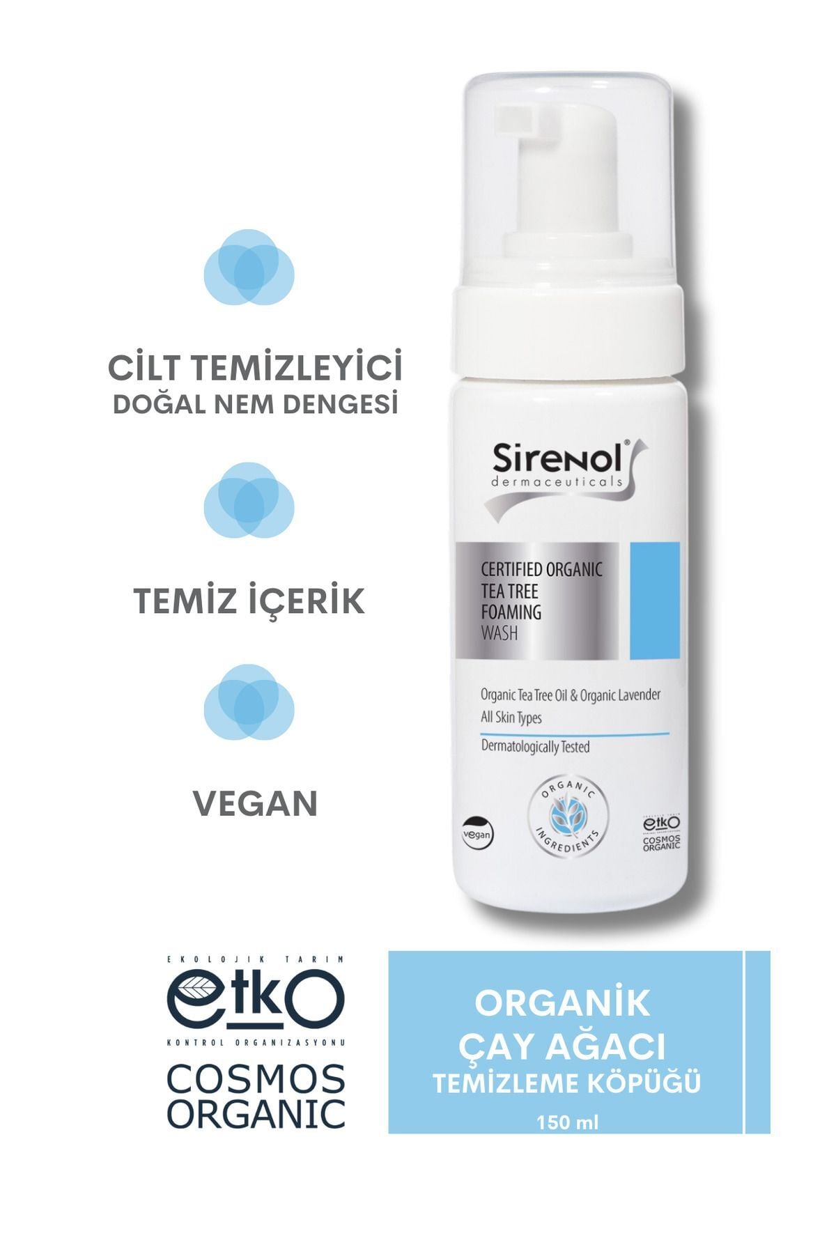 SIRENOL TEA TREE FOAMING WASH