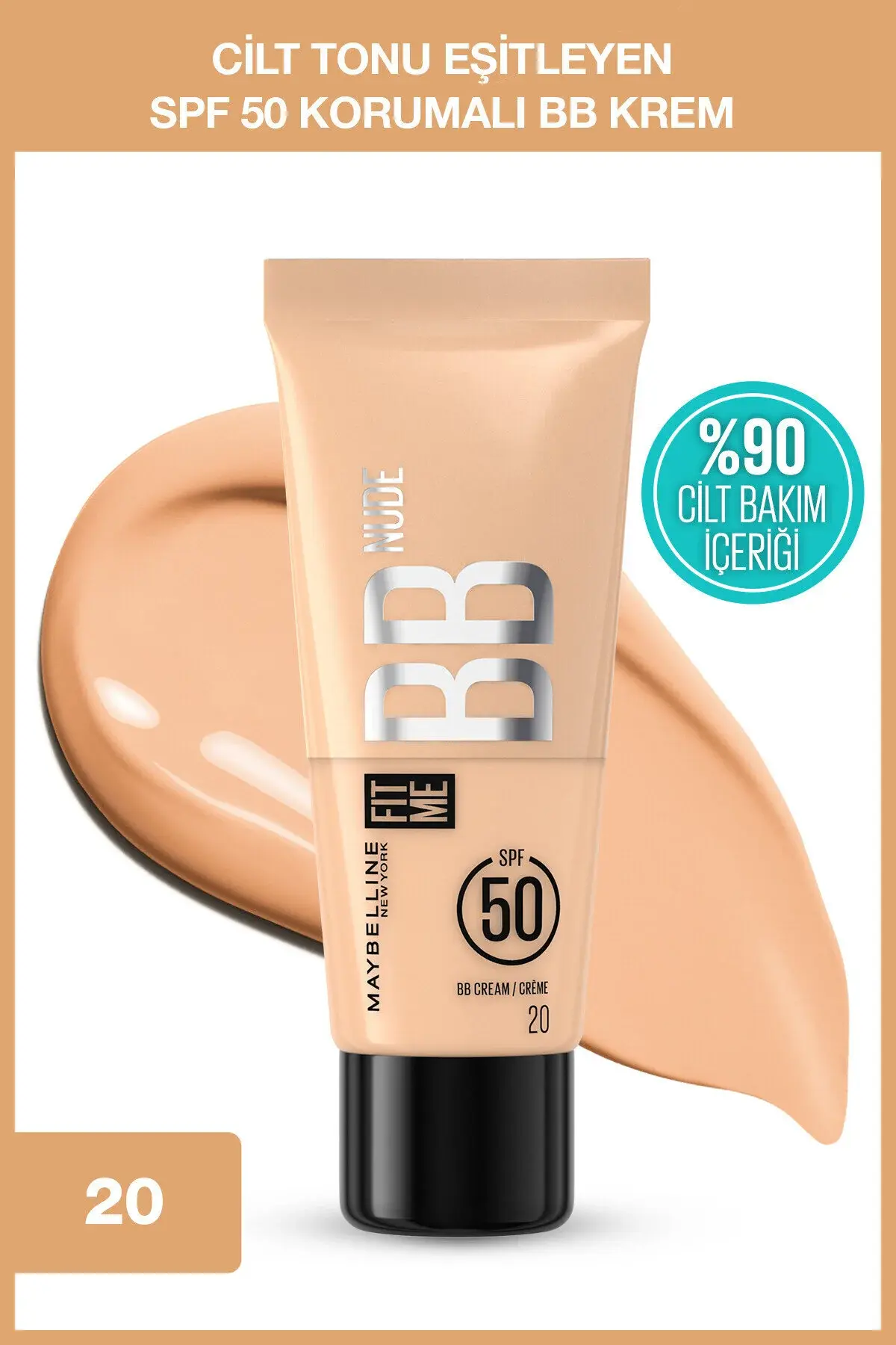 MAYBELLINE BB CREAM FIT ME 20