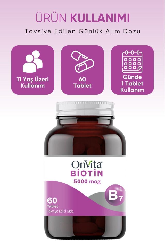 ONVITA BİOTİN 5000 MCG