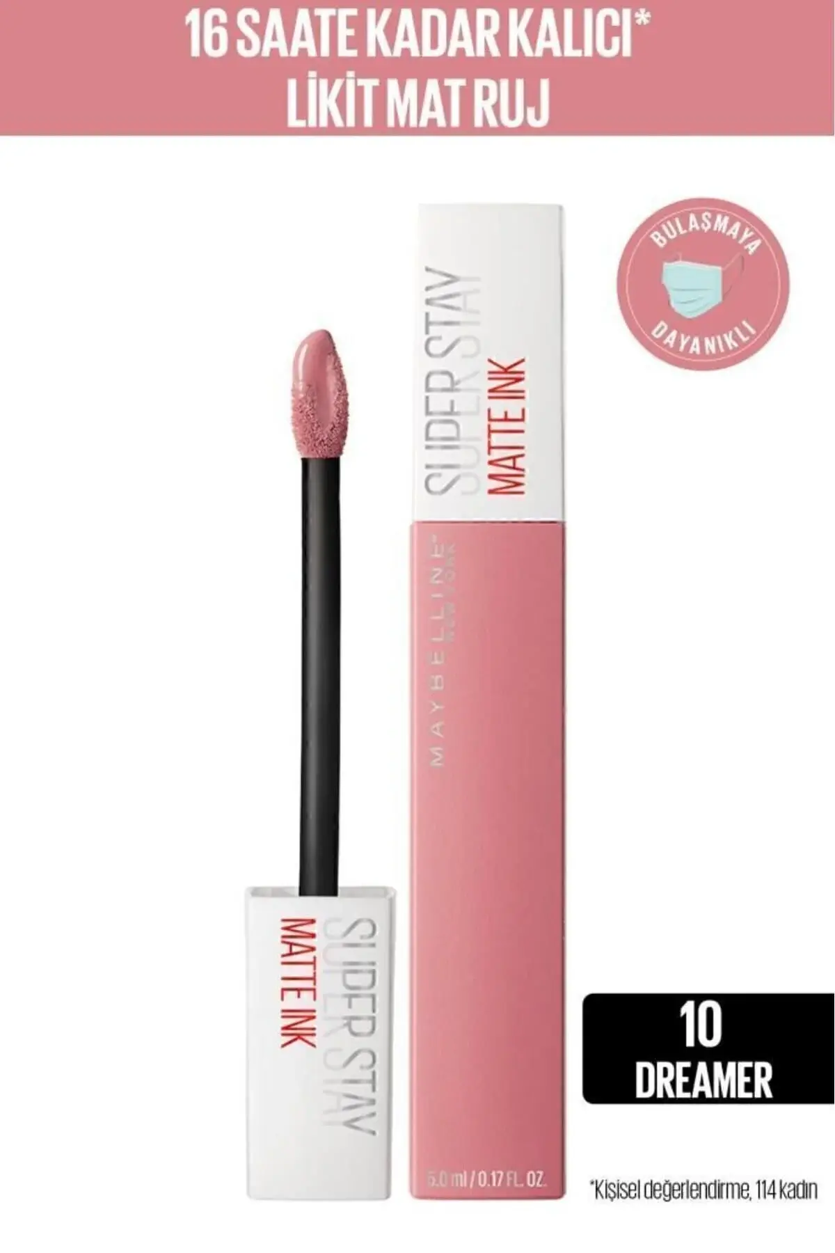 MAYBELLINE RUJ SSTAY MATTE INK 10