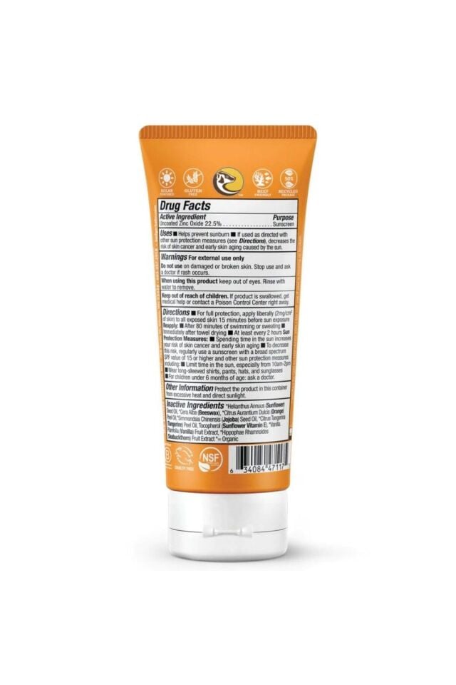 BADGER KIDS MİNERAL SUNSCREEN CREAM SPF40