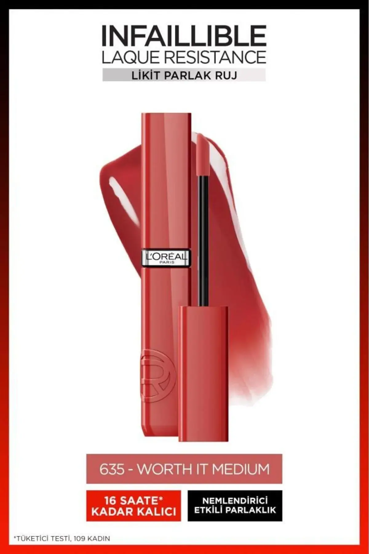 LOREAL RUJ LAQUE RESISTANCE 635