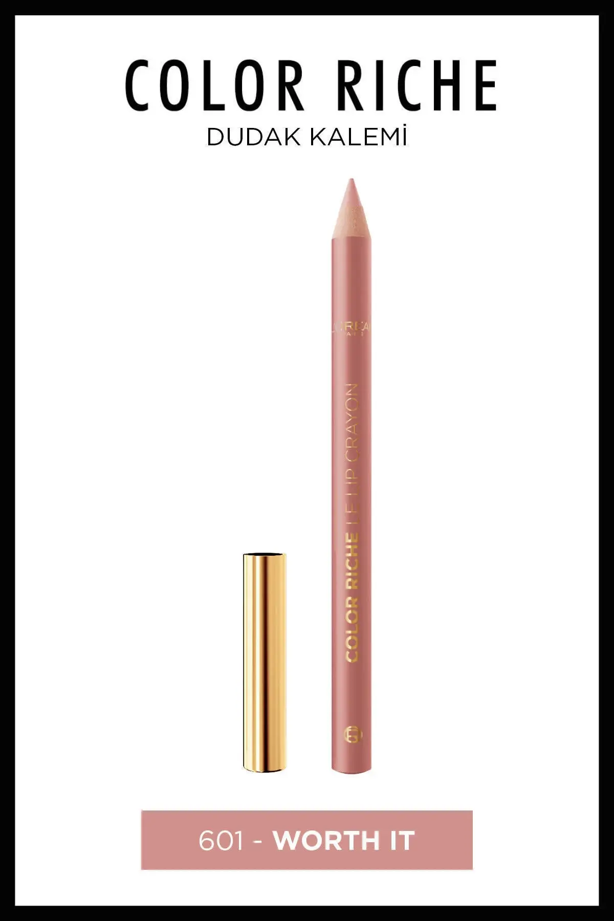 LOREAL LIP LINER COLOR RICHE 601