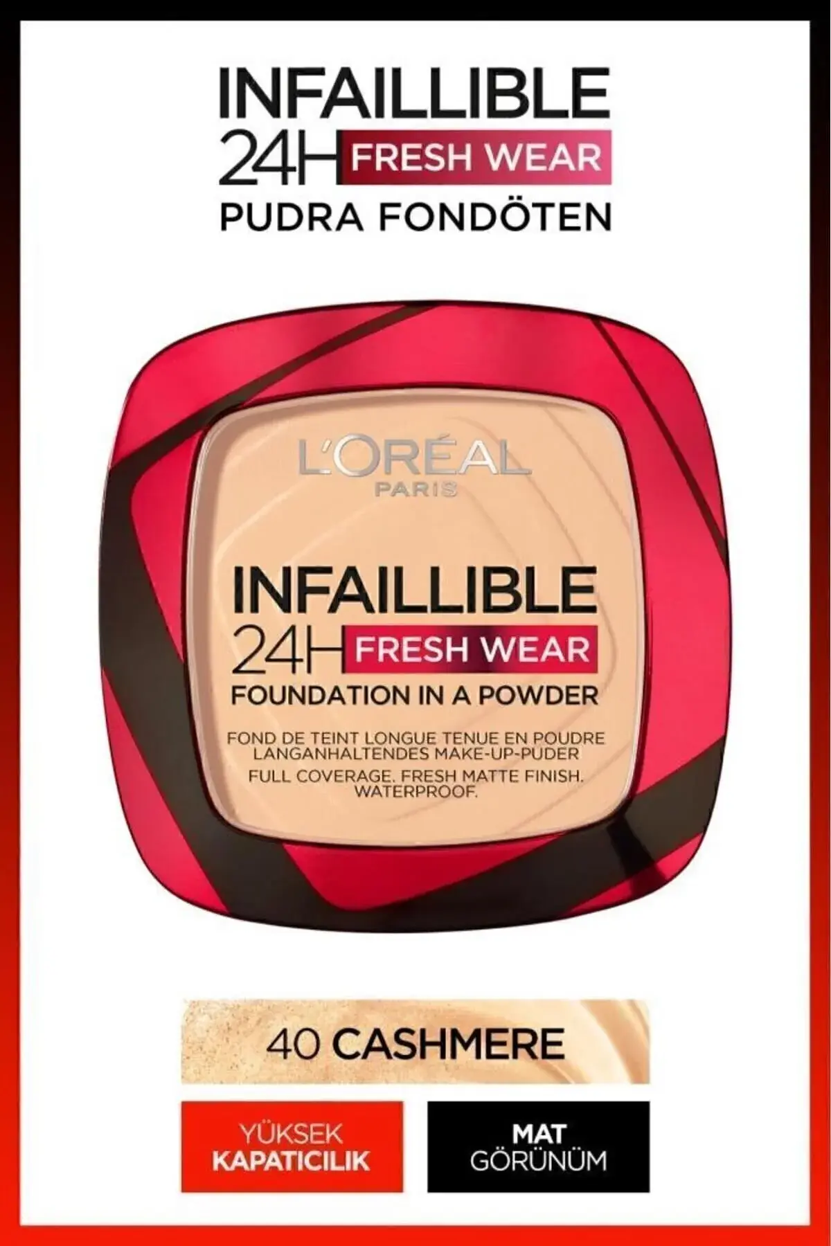 LOREAL PUDRA INFAILLIBE COM 40 CO9GR 260