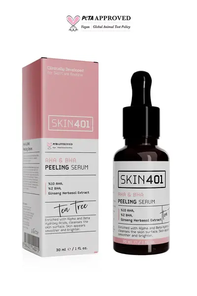 SKIN401 %10 AHA & %2 BHA PEELING SERUM 30 ML
