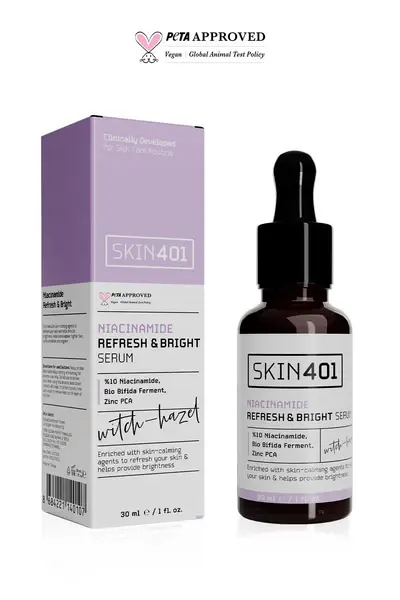 SKIN401 %10 NIACINAMIDE REFRESH & BRIGHT SERUM 30 ML