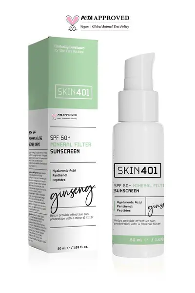 SKIN401 SPF 50+ MINERAL FILTER SUNSCREEN 50 ML