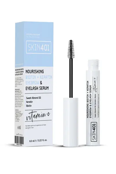 SKIN401 NOURISHING BIOTIN + KERATIN EYEBROW & EYELASH SERUM 6.5 ML