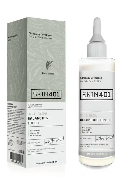 SKIN401 RICE GLOW BALANCING TONER 200 ML