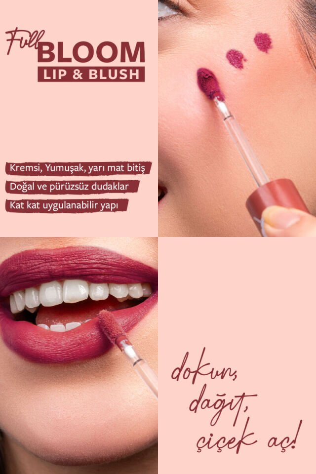 PASTEL FULL BLOOM LIP & BLUSH NO: 82 FATAL