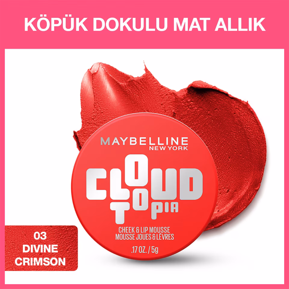 MAYBELLINE CLOUD TOPIAKÖPÜK DOKULU MAT 03