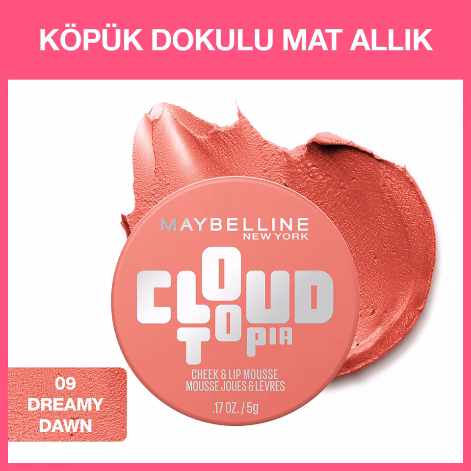 MAYBELLINE CLOUD TOPIAKÖPÜK DOKULU MAT 09