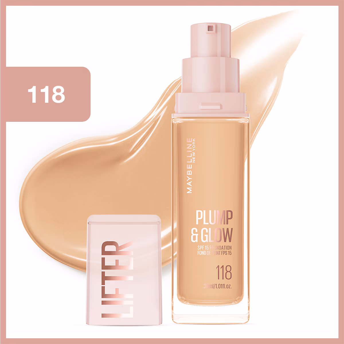 MAYBELLINE LIFTER PLUMP  GLOW 118