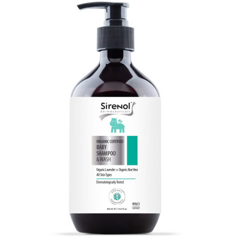 SİRENOL ORGANİK BEBEK SAÇ VÜCUT ŞAMPUANI 400ML