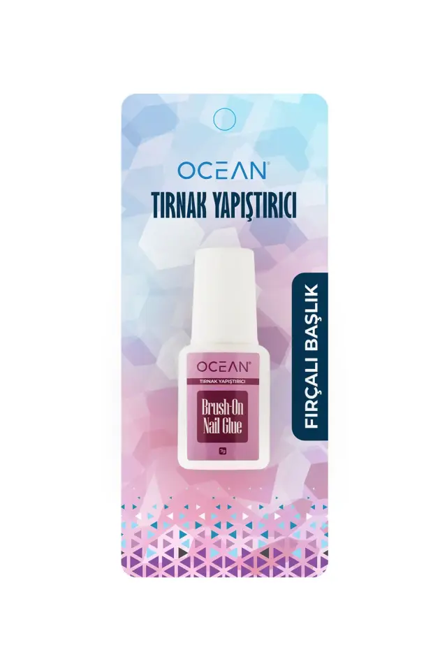 OCEAN  Fırçalı Protez Tırnak Tips Yapıştırıcı Glue 7 GR