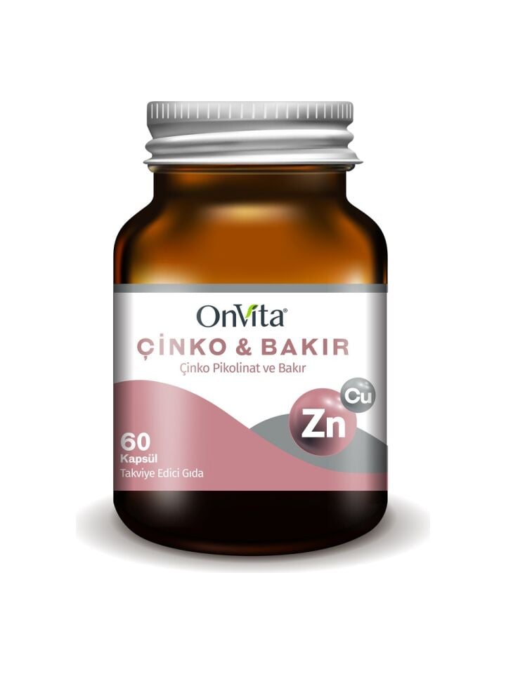 ONVITA ÇİNKO BAKIR 60 KAPSÜL