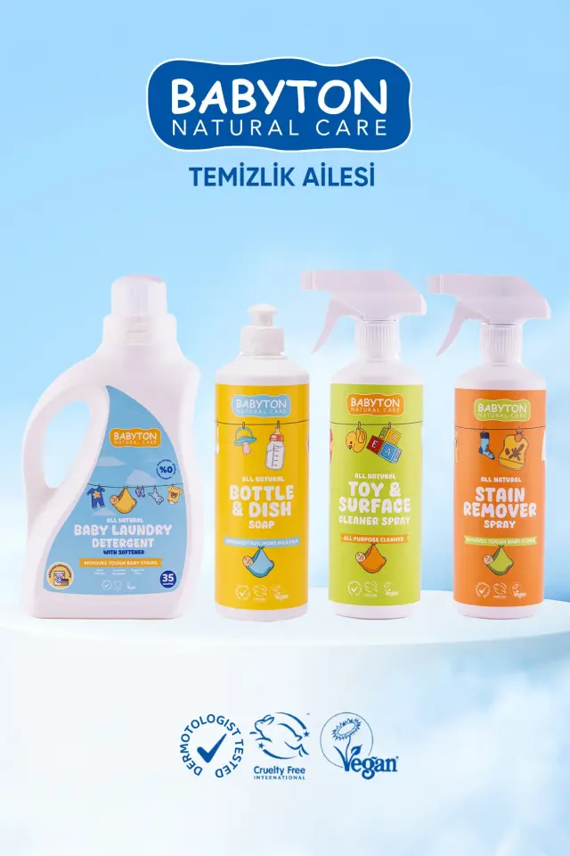 BABYTON Doğal Emzik Ve Biberon Temizleyici 500 ml