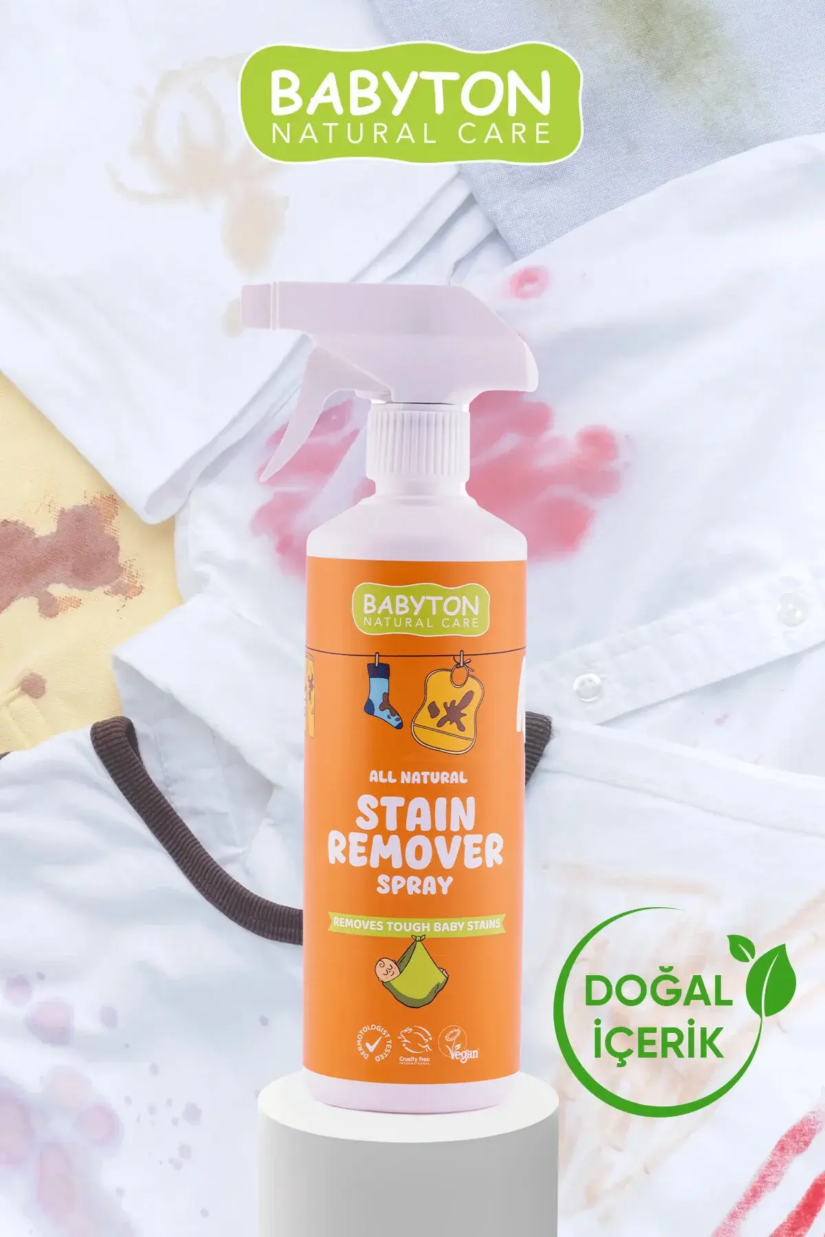 BABYTON Doğal Çamaşır Leke Çıkarıcı 500 ml