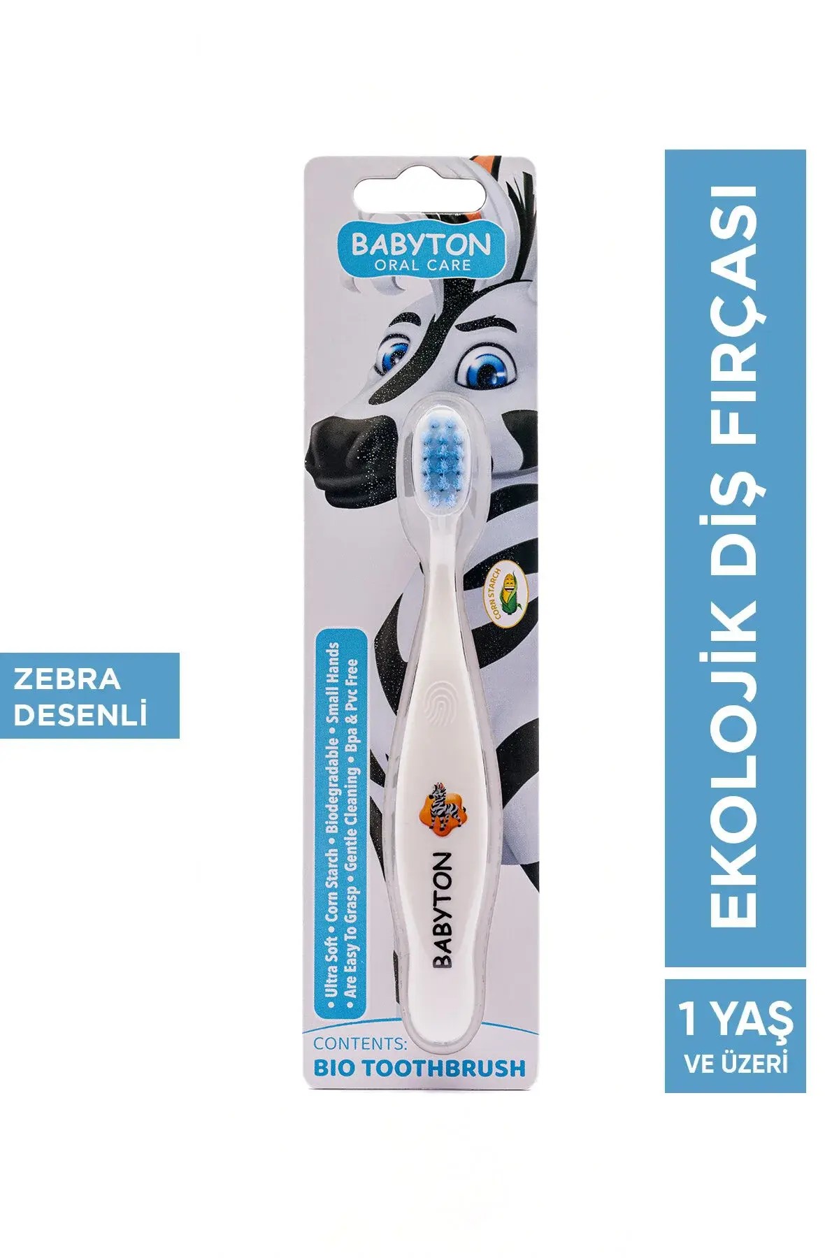BABYTON BİO DİŞ FIRÇASI ZEBRA