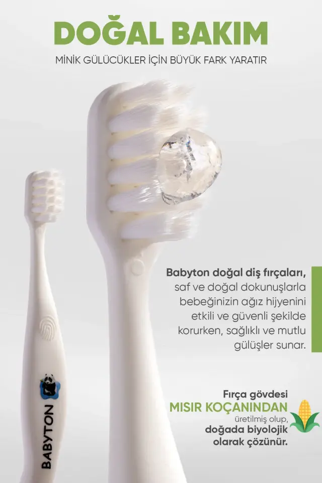 BABYTON BİO DİŞ FIRÇASI PANDA