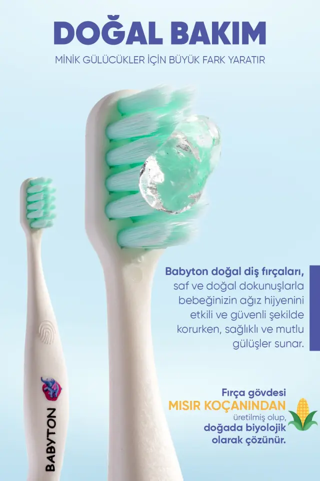 BABYTON BİO DİŞ FIRÇASI FİL