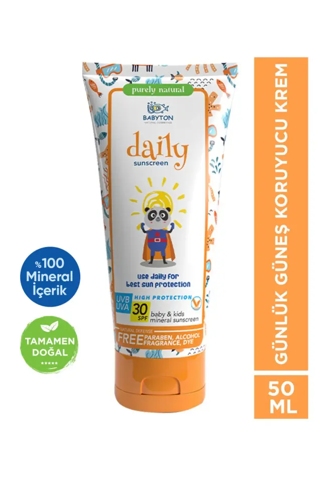 BABYTON Günlük Güneş Koruyucu Krem 50 ml