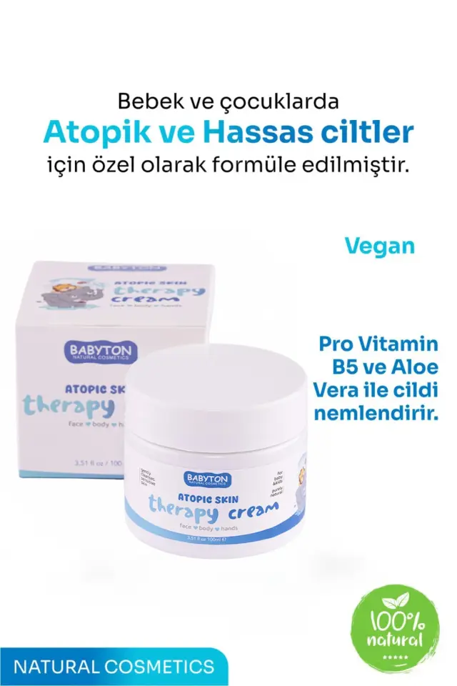 BABYTON Atopik Ciltler Için Vücut Kremi 100 ml