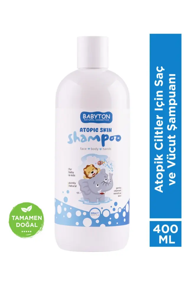 BABYTON Atopik Ciltler Için Saç Ve Vücut Şampuanı 400 ml