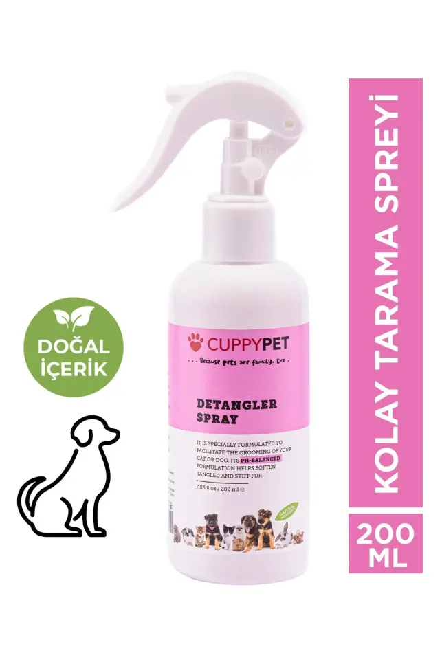 CUPPEYPET Köpek Kolay Tarama Spreyi 200 ml