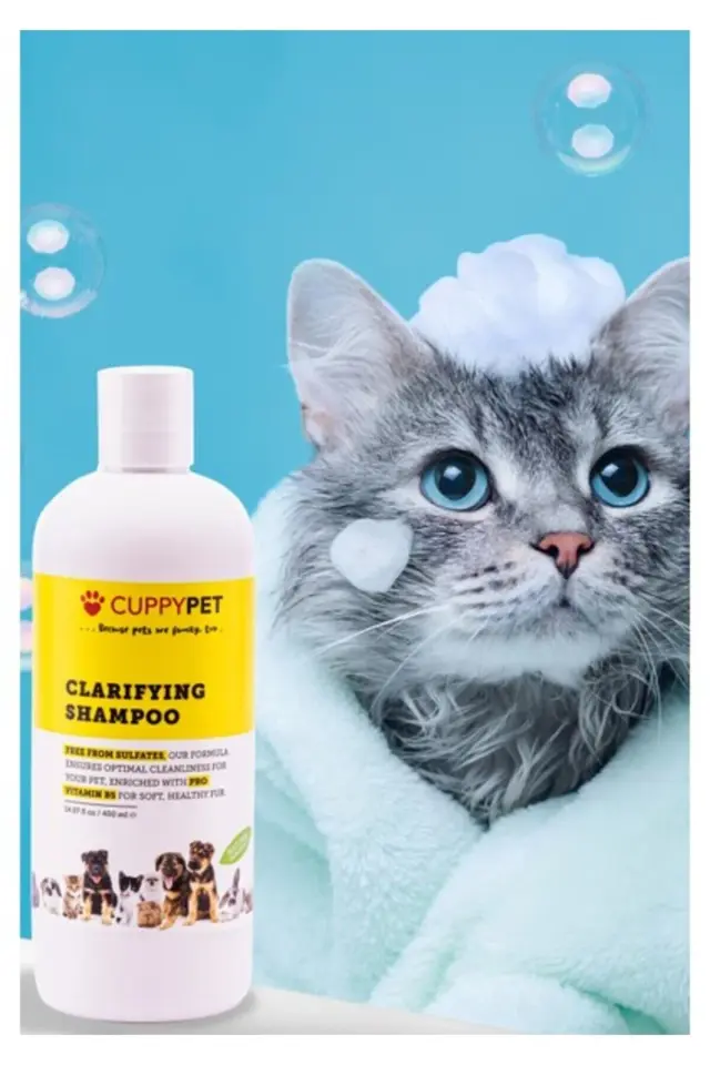 EVCİL HAYVANLAR İÇİN ARINDIRICI ŞAMPUAN